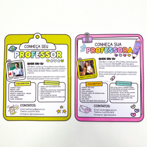 Conheça seu(a) Professor(a)!