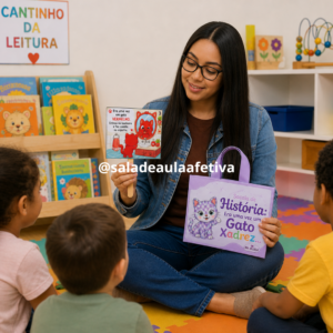 Sacola de História: Era uma vez um Gato Xadrez...