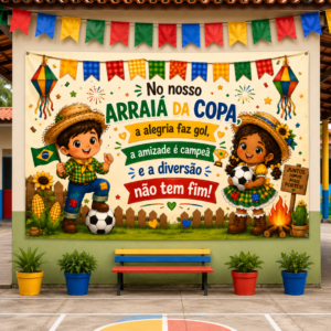 PAINEL FESTA JUNINA: TEMA COPA 2026